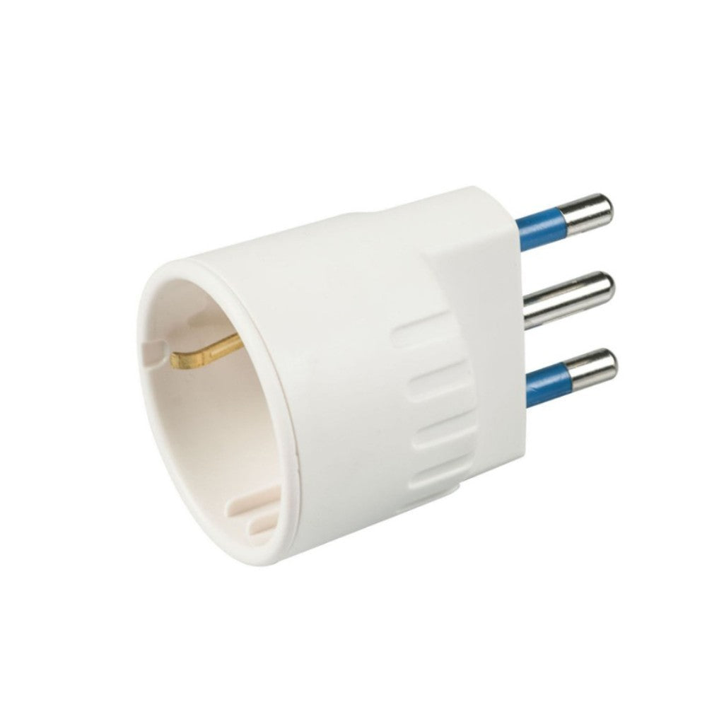 Adattatore Semplice Elix S16-PR P30 B. Schuko - Polypool Adattatore Semplice Elix S16-PR P30 B. Schuko - Polypool